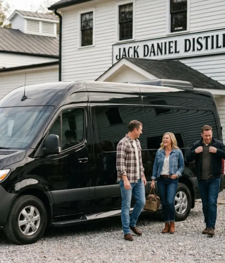 Private Jack Daniel’s Distillery transportation from Nashville