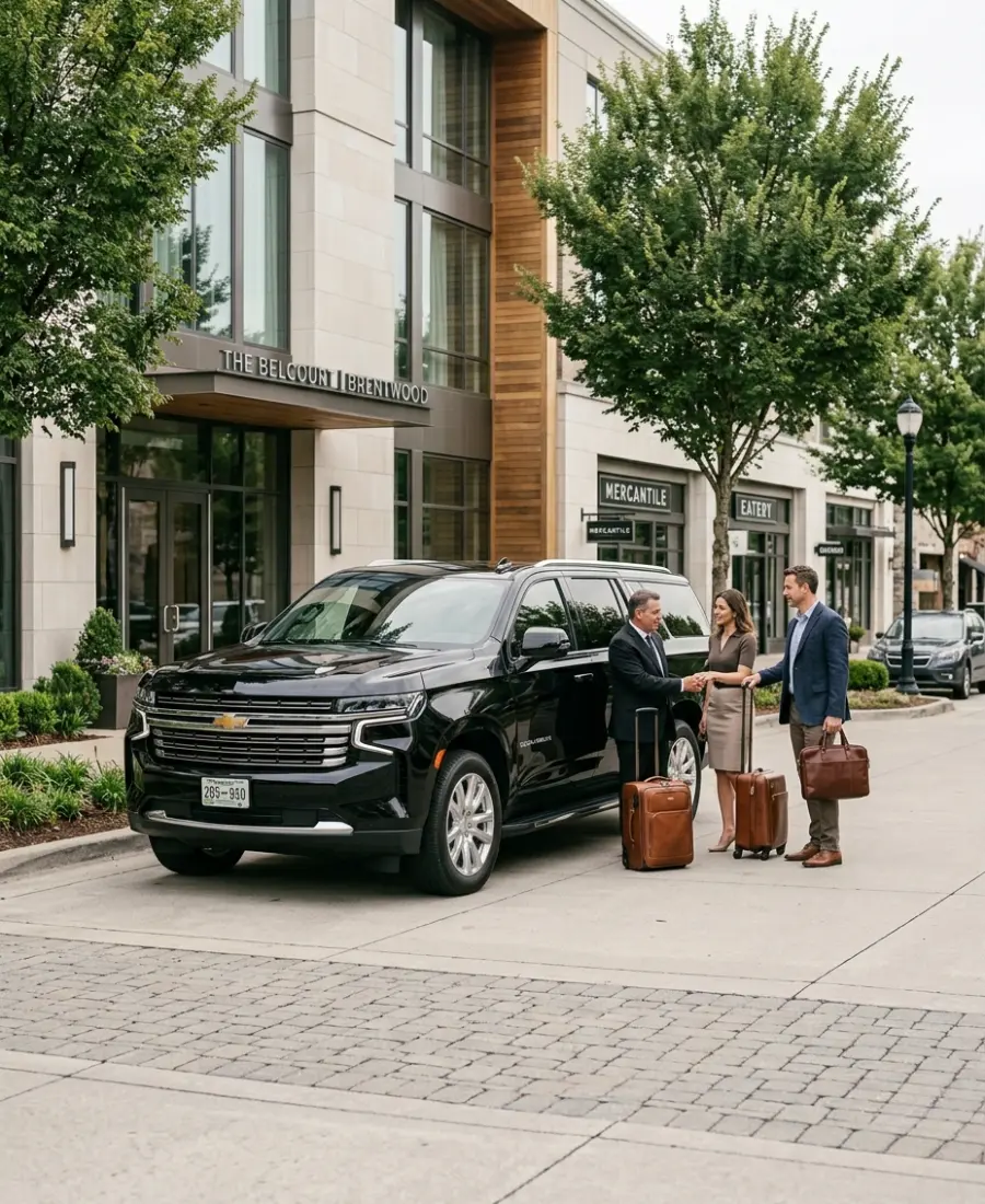 Brentwood car service with luxury private transportation in Tennessee