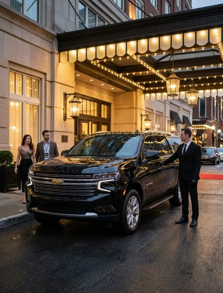 Concert transportation Nashville — luxury black SUV Nashville Private Rides