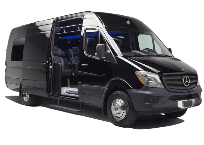Mercedes Shuttle Sprinter Van hourly car service Nashville 3-hour minimum