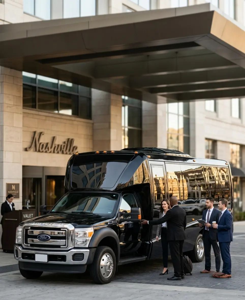Group transportation Nashville — executive mini coach Nashville Private Rides