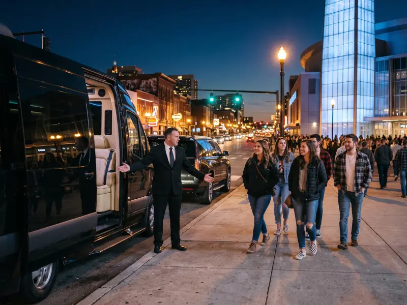 Nashville Private Rides chauffeurs ready for a Bridgestone Arena car service
